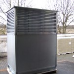 Schalldämpfer mit Wetterschutzgitter
